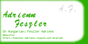 adrienn feszler business card